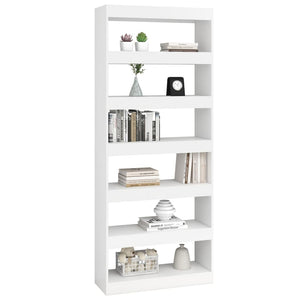 Libreria/Divisorio Bianco 80x30x198 cm in Truciolato 811727