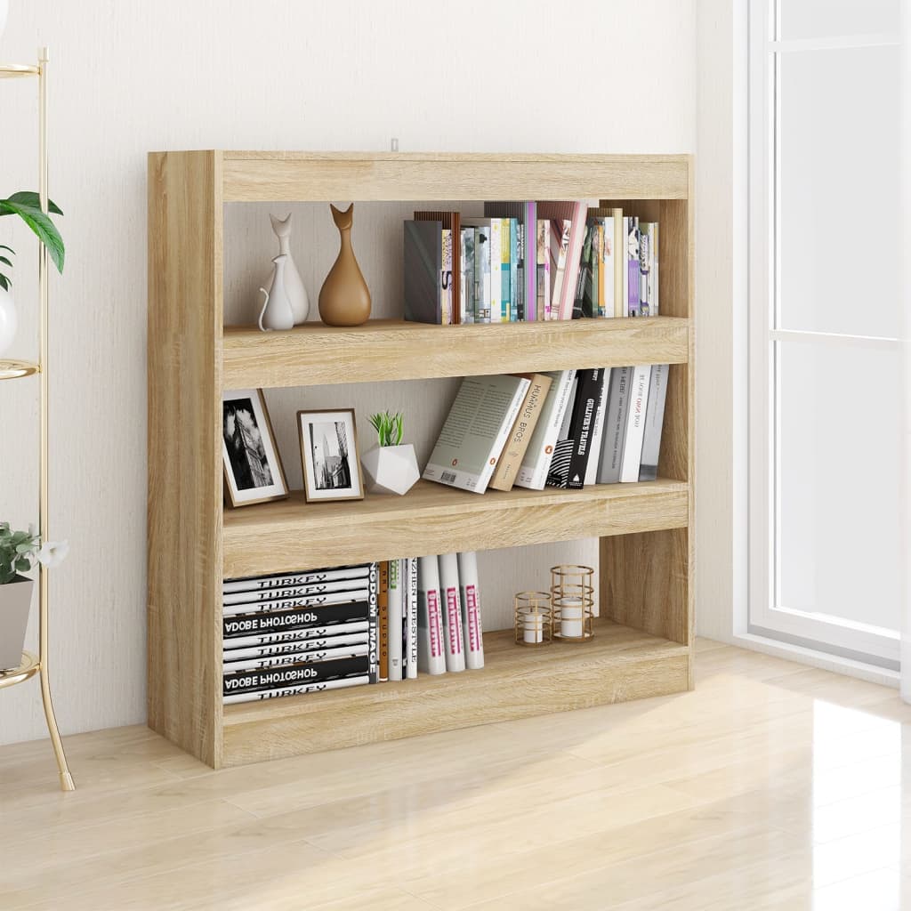 Libreria/Divisorio Rovere Sonoma 100x30x103 cm cod mxl 16769