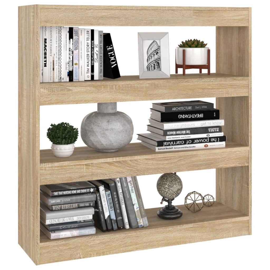 Libreria/Divisorio Rovere Sonoma 100x30x103 cm cod mxl 16769