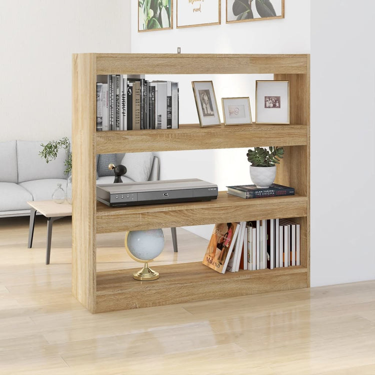 Libreria/Divisorio Rovere Sonoma 100x30x103 cm cod mxl 16769