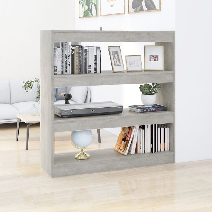 Libreria/Divisorio Grigio Cemento 100x30x103 cm 811749