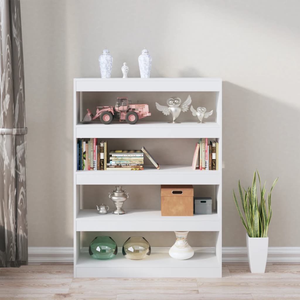 Libreria/Divisorio Bianco 100x30x135 cm cod mxl 14840