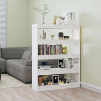 Libreria/Divisorio Bianco 100x30x135 cm 811754