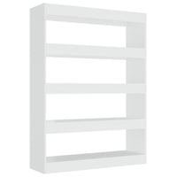 Libreria/Divisorio Bianco Lucido 100x30x135 cm 811760