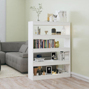 Libreria/Divisorio Bianco Lucido 100x30x135 cm 811760