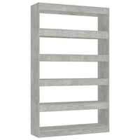 Libreria/Divisorio Grigio Cemento 100x30x166 cm cod mxl 17341