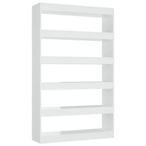 Libreria/Divisorio Bianco Lucido 100x30x166 cm 811769