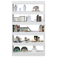 Libreria/Divisorio Bianco Lucido 100x30x166 cm 811769