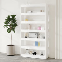 Libreria/Divisorio Bianco 100x30x198 cm in Legno Ingegnerizzato 811772