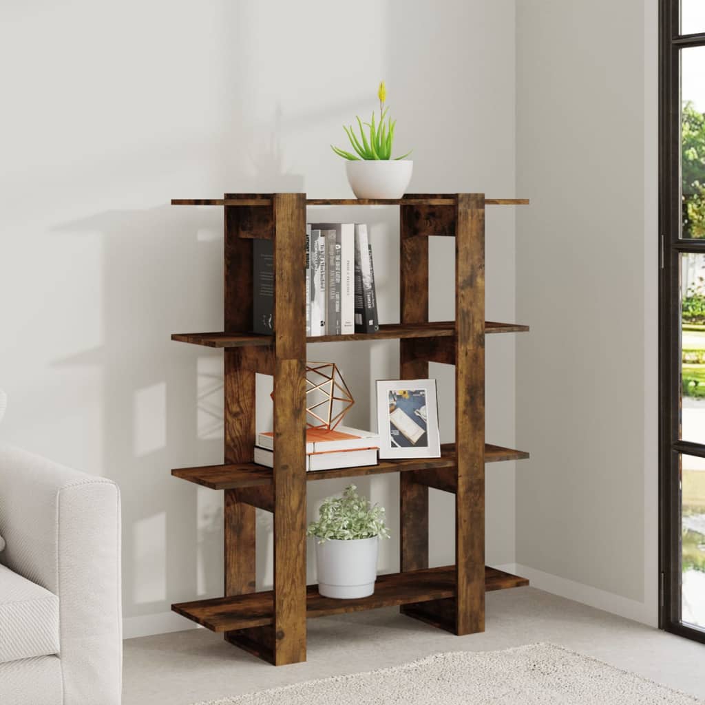 Libreria/Divisorio Rovere Fumo 100x30x123,5 cm cod mxl 5694