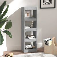 Libreria/Divisorio Grigio Sonoma 40x30x135 cm 813591