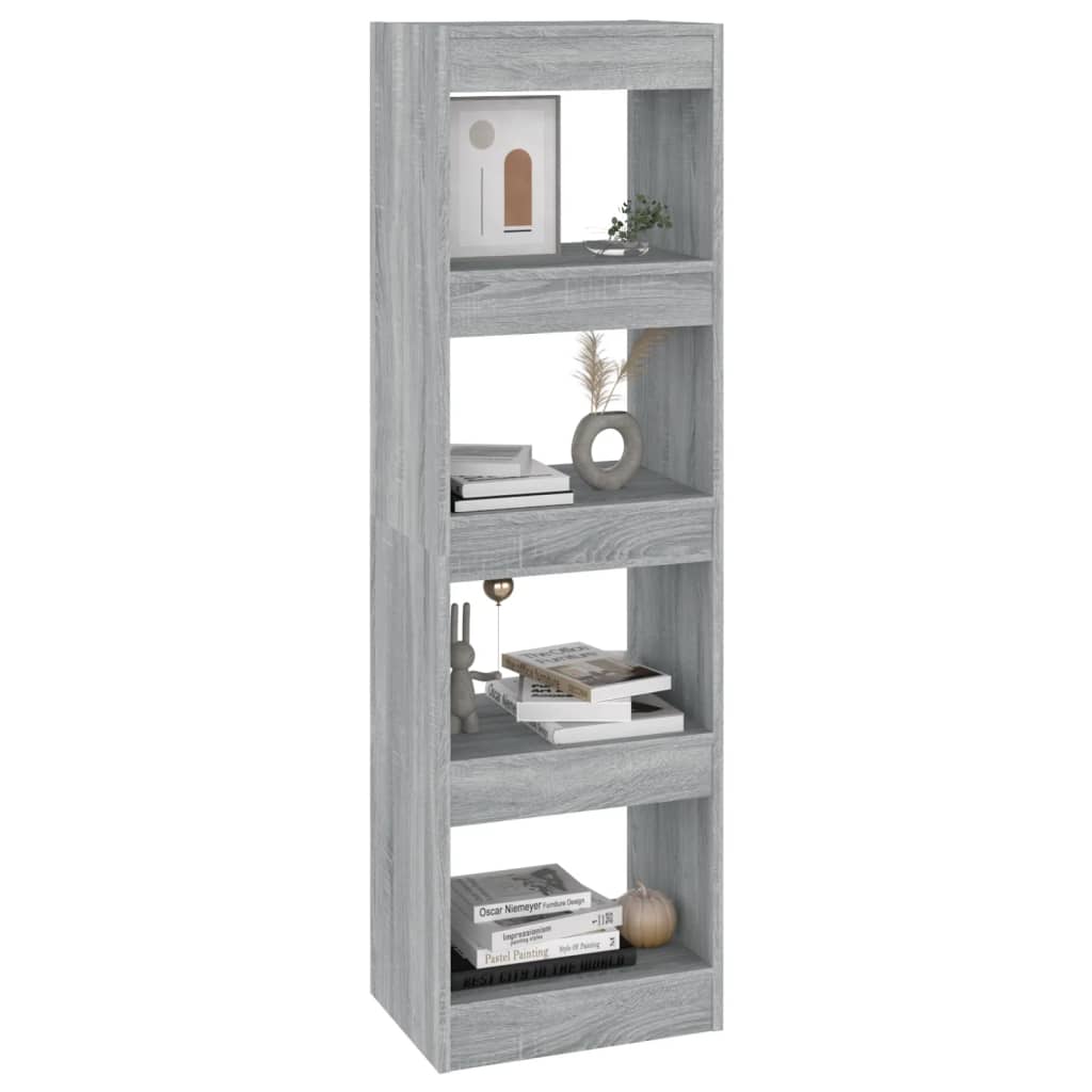 Libreria/Divisorio Grigio Sonoma 40x30x135 cm 813591