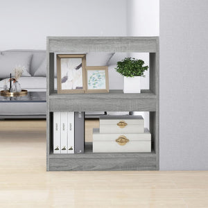 Libreria/Divisorio Grigio Sonoma 60x30x72 cm cod mxl 33800