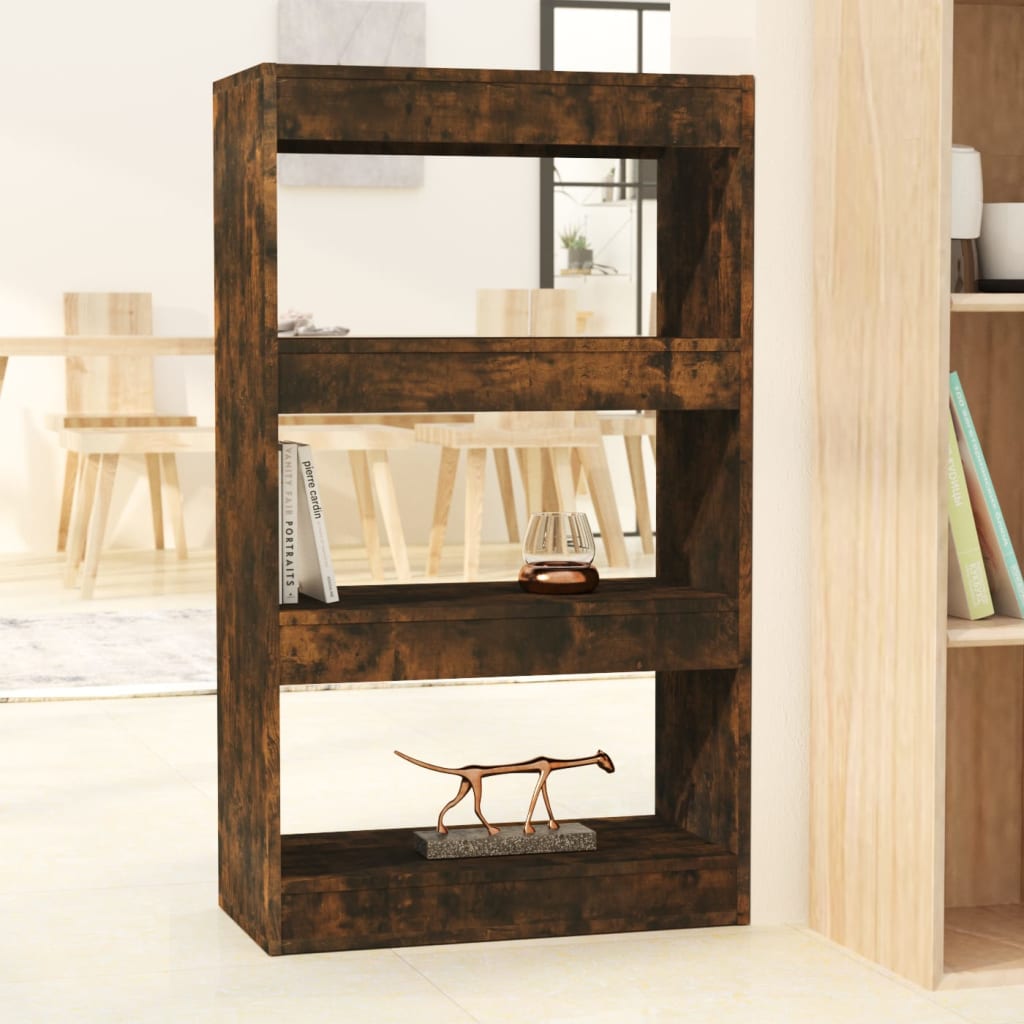 Libreria/Divisorio Rovere Fumo 60x30x103 cm in Truciolato 813602