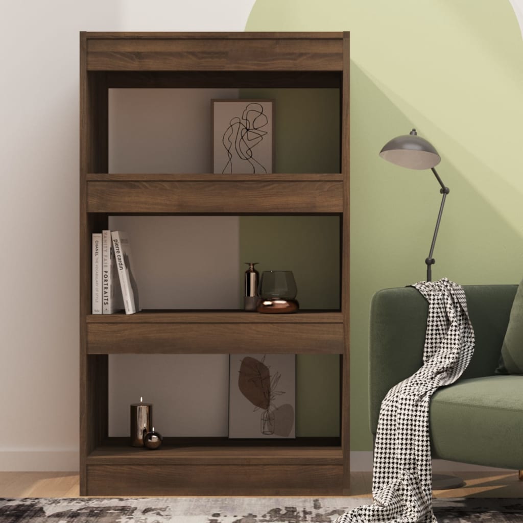 Libreria/Divisorio Rovere Marrone 60x30x103 cm in Truciolato