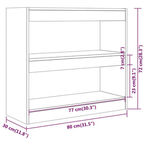 Libreria/Divisorio Grigio Sonoma 80x30x72 cm cod mxl 16162