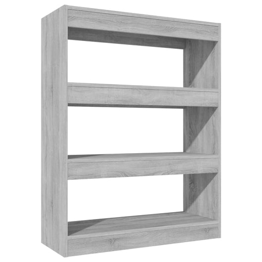 Libreria/Divisorio Grigio Sonoma 80x30x103 cm Legno Multistrato cod mxl 9540