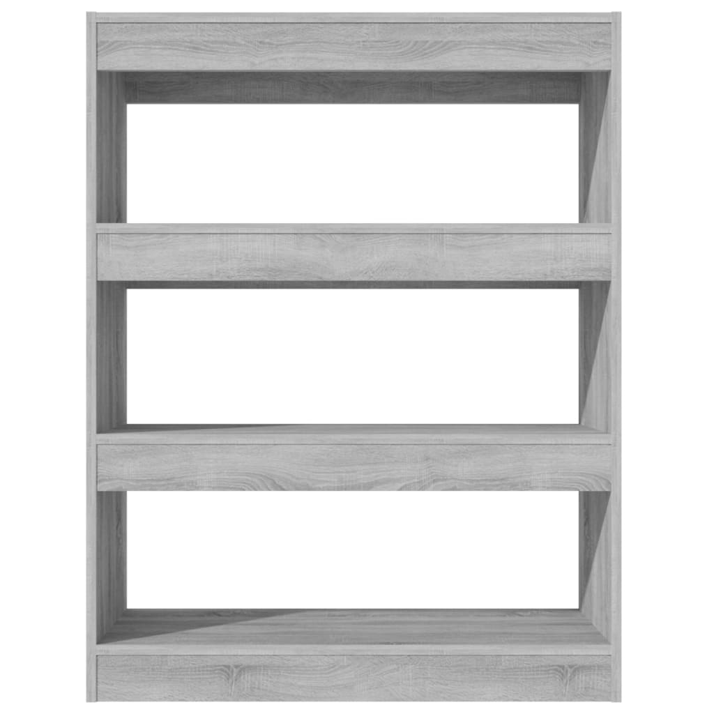 Libreria/Divisorio Grigio Sonoma 80x30x103 cm Legno Multistrato cod mxl 9540