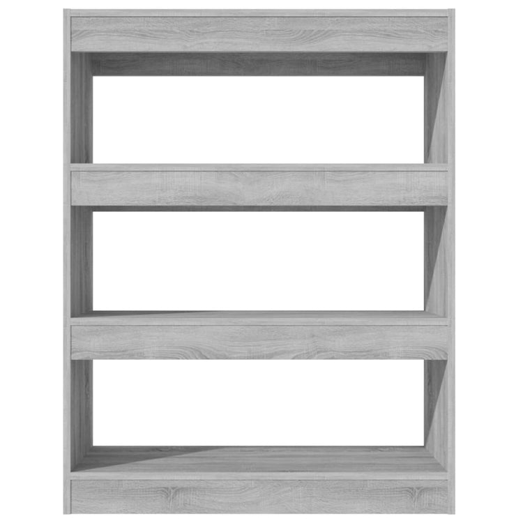 Libreria/Divisorio Grigio Sonoma 80x30x103 cm Legno Multistrato cod mxl 9540