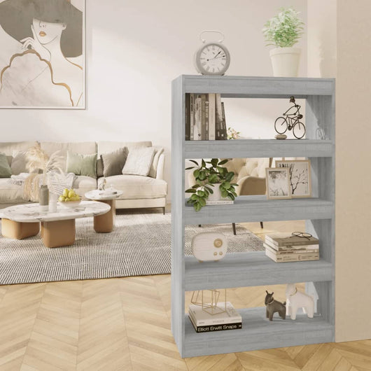 Libreria/Divisorio Grigio Sonoma 80x30x135 cm in Truciolato cod mxl 22718