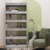 Libreria/Divisorio Grigio Sonoma 80x30x166 cm in Truciolato 813624