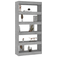 Libreria/Divisorio Grigio Sonoma 80x30x166 cm in Truciolato