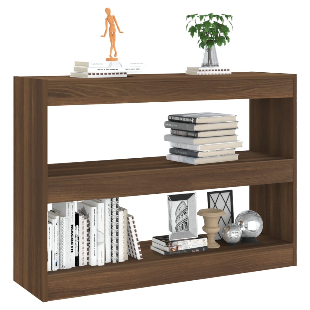 Libreria/Divisorio Rovere Marrone 100x30x72 cm cod mxl 72988