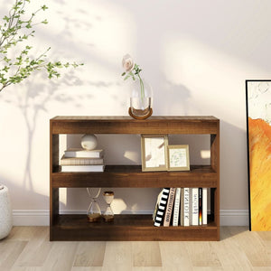 Libreria/Divisorio Rovere Marrone 100x30x72 cm cod mxl 72988