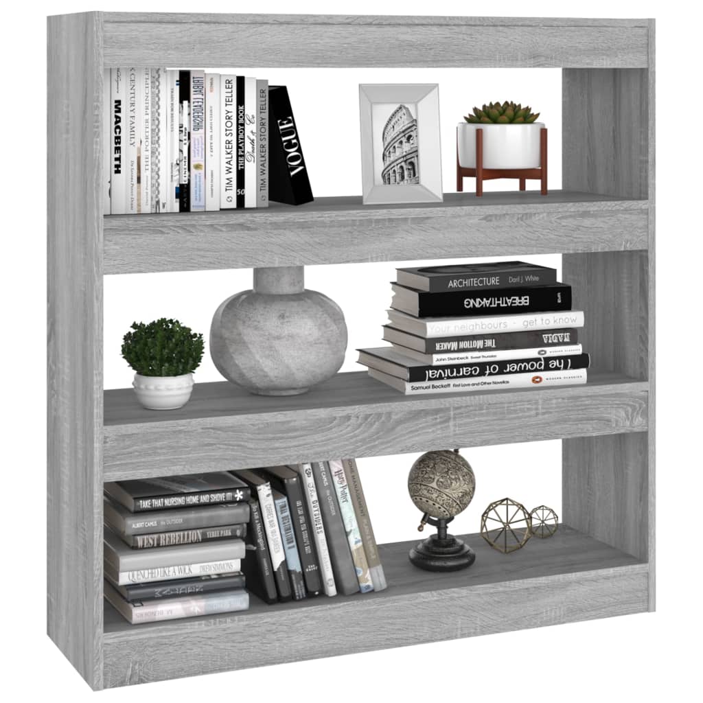 Libreria/Divisorio Grigio Sonoma 100x30x103 cm