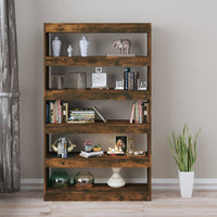 Libreria/Divisorio Rovere Fumo 100x30x166 cm 813638