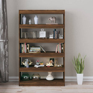 Libreria/Divisorio Rovere Marrone 100x30x166 cm 813640