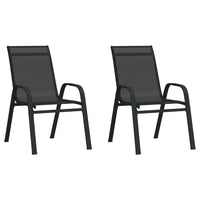 Set da Bistrot per Giardino 3 pz Nero cod mxl 36897