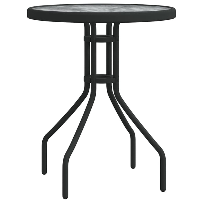 Set da Bistrot per Giardino 3 pz Nero cod mxl 36897