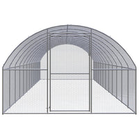 Gabbia per Polli da Esterno 3x12x2 m in Acciaio Zincato 3095468