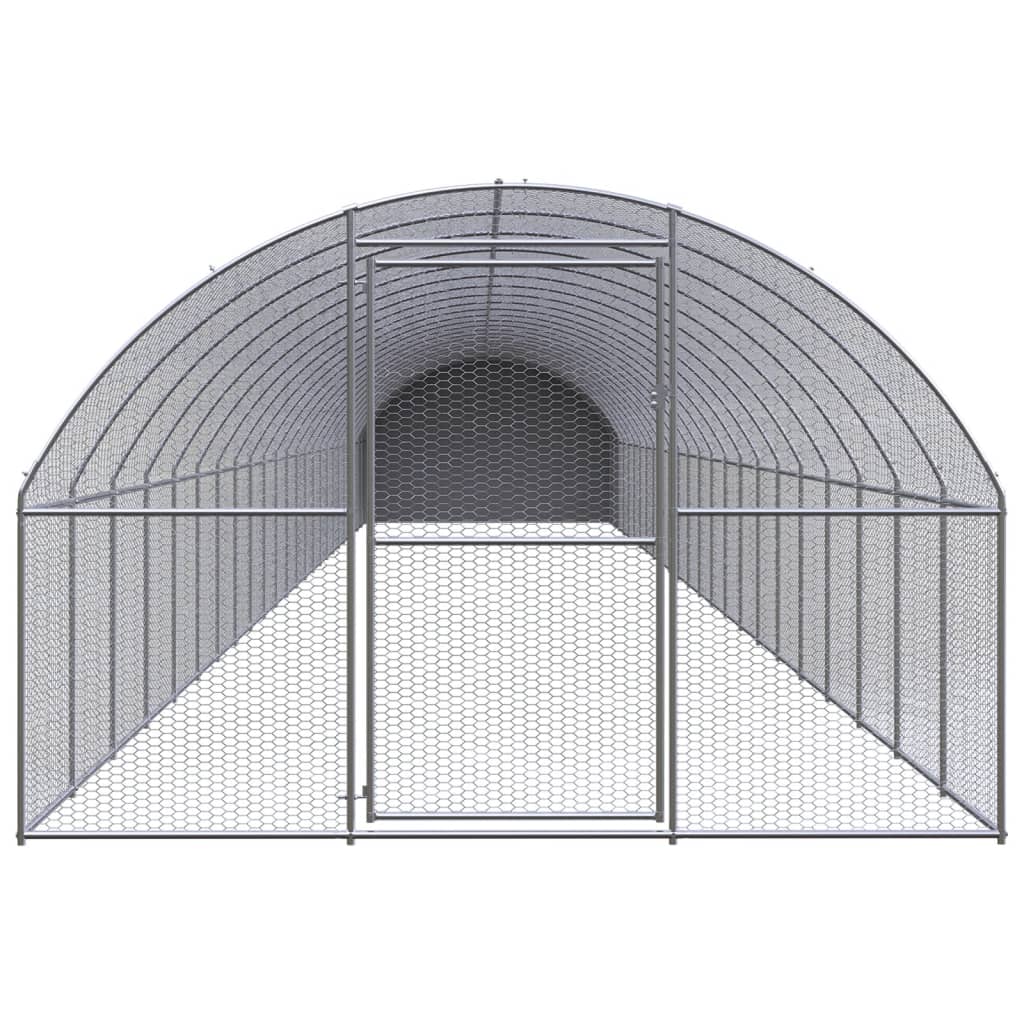 Pollaio per Esterni 3x24x2 m in Acciaio Zincato cod mxl 57021