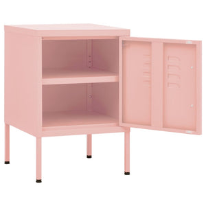 Comodini 2 pz Rosa 35x35x51 cm in Acciaio cod mxl 30363