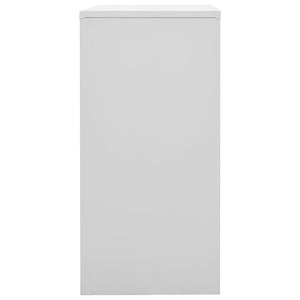 Armadietti e Chiavi 2pz Grigio Chiaro Blu 90x45x92,5cm Acciaio 3095232