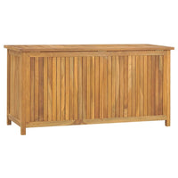 Cassa da Giardino 114x50x58 cm in Legno Massello di Teak 318732