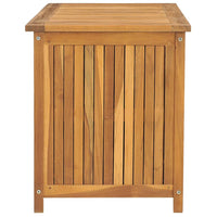 Cassa da Giardino 114x50x58 cm in Legno Massello di Teak 318732