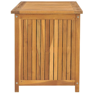 Cassa da Giardino 114x50x58 cm in Legno Massello di Teak 318732