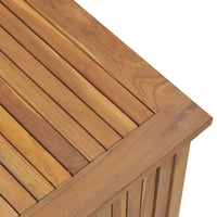 Cassa da Giardino 114x50x58 cm in Legno Massello di Teak 318732