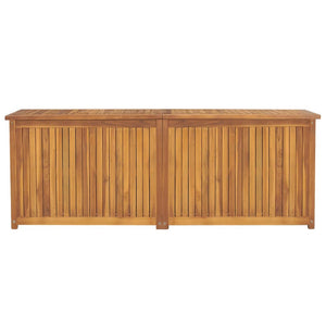 Cassa da Giardino 150x50x55 cm in Legno Massello di Teak 318733