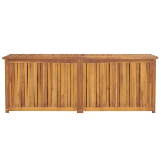 Cassa da Giardino 150x50x55 cm in Legno Massello di Teak 318733