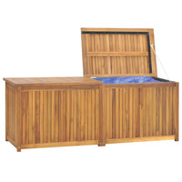 Cassa da Giardino 150x50x55 cm in Legno Massello di Teak 318733