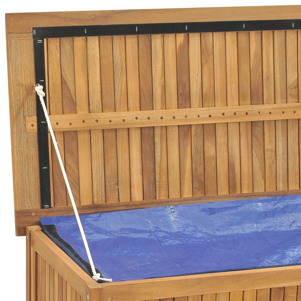 Cassa da Giardino 150x50x55 cm in Legno Massello di Teak 318733