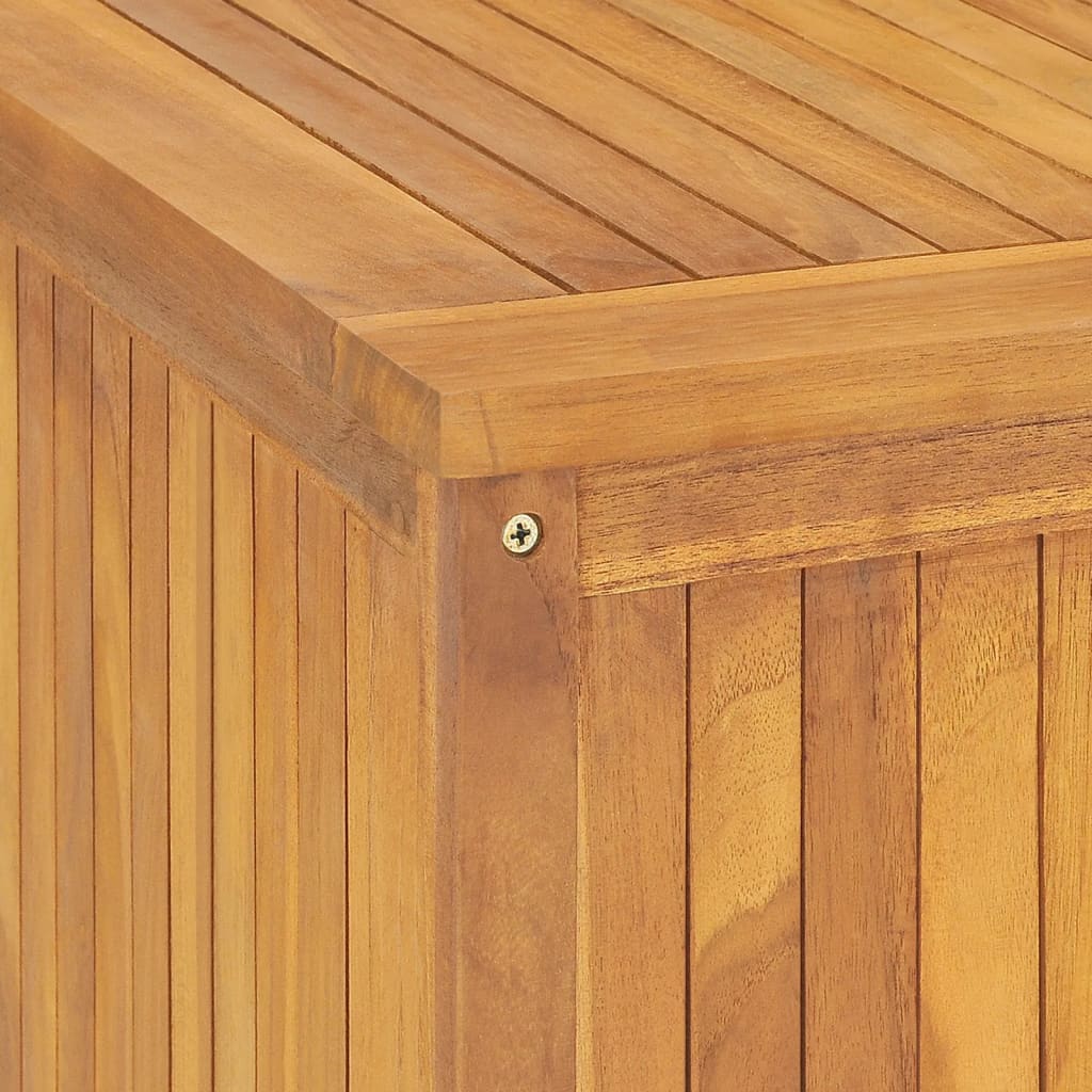 Cassa da Giardino 200x50x55 cm in Legno Massello di Teak 318735