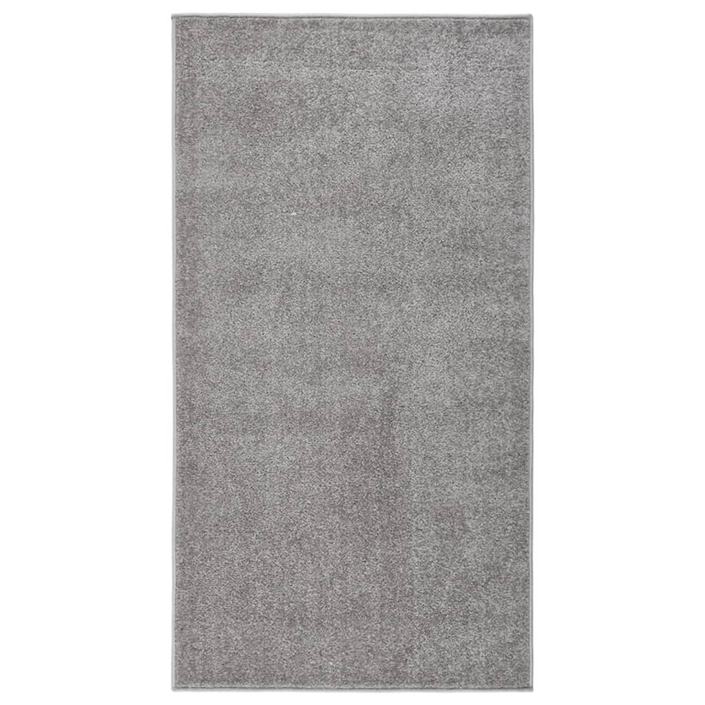 Tappeto a Pelo Corto 80x150 cm Grigio 340313