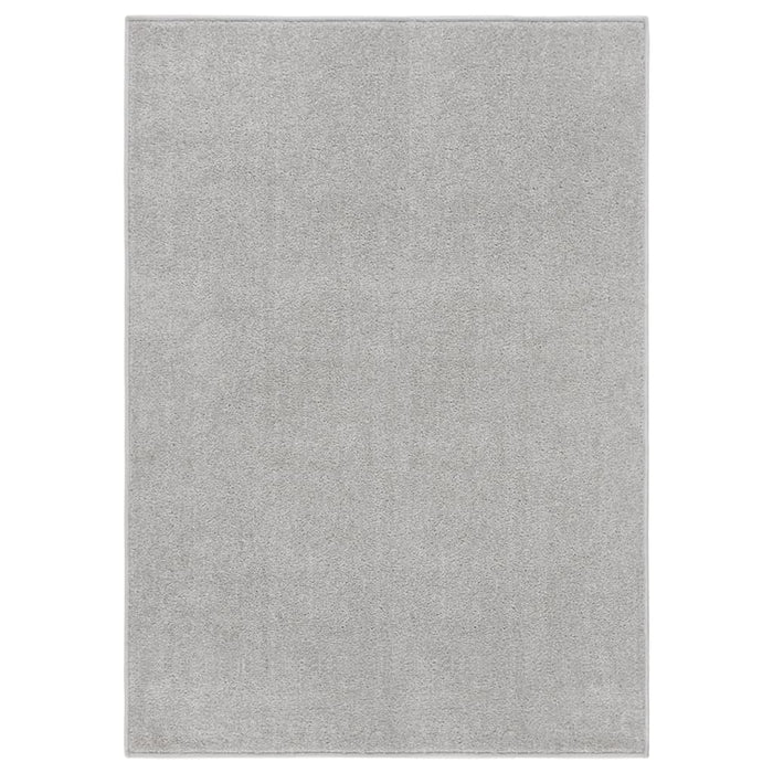 Tappeto a Pelo Corto 240x340 cm Grigio Chiaro 340327