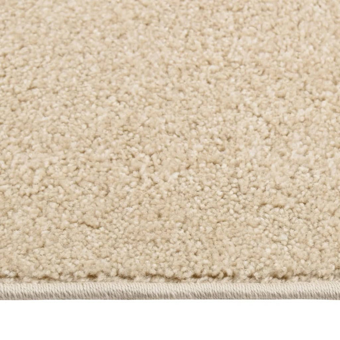 Tappeto a Pelo Corto 80x150 cm Beige 340329