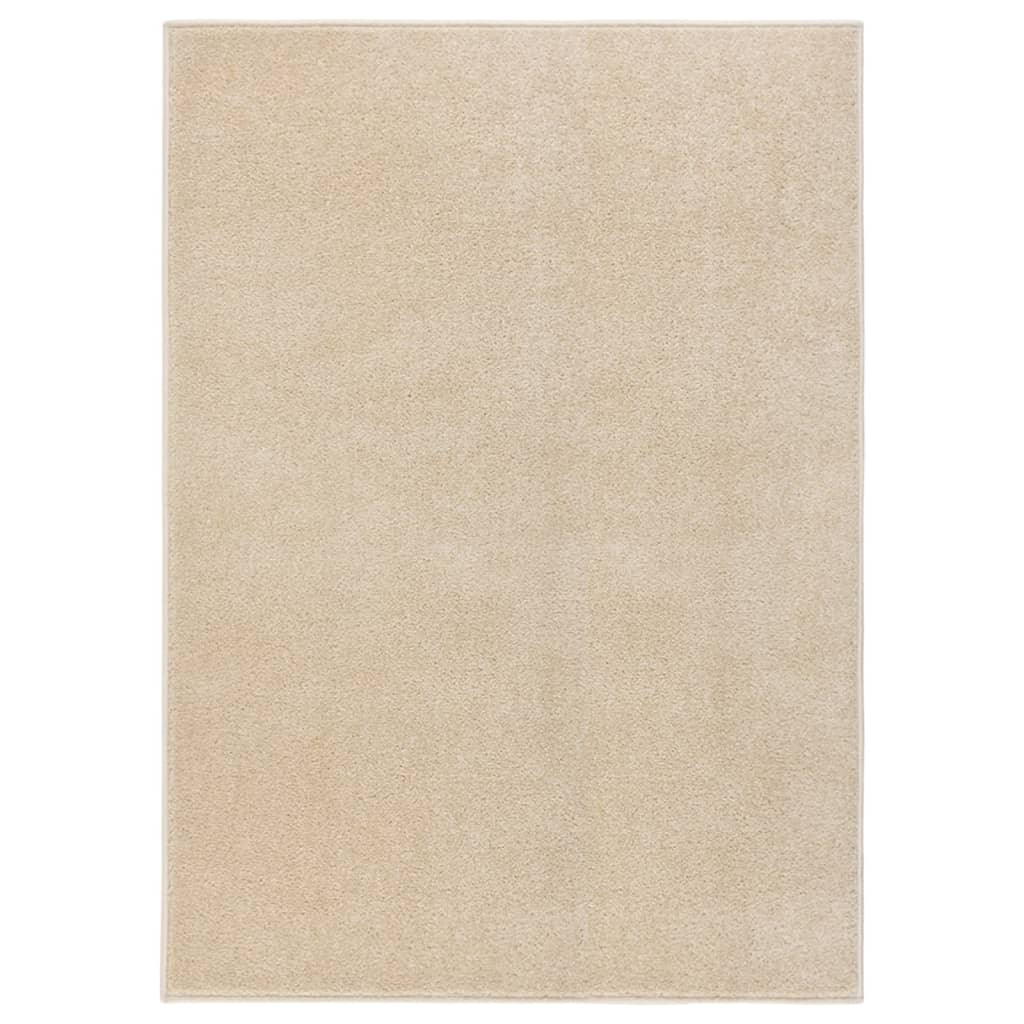 Tappeto a Pelo Corto 120x170 cm Beige 340331